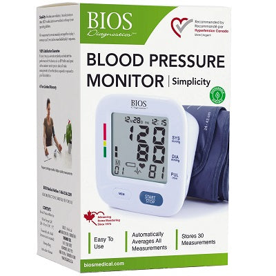 Blood Pressure Monitor, Simplicity - BD313