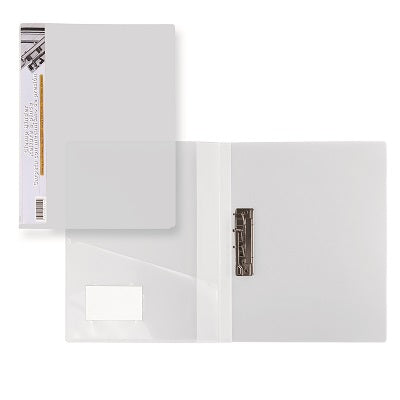 Binder-Clamp 11.5X9.5, 1/2" Capacity, Translucent - BDR-01-CR