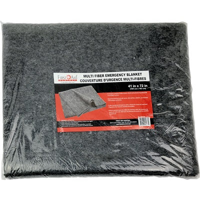 Blanket-First Aid Central Multi Fiber 41" X 72", Grey - BK4110