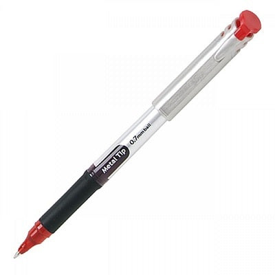 Pen-Roller, Energel Metal Tip 0.7Mm Red 12/Bx - BL17-B