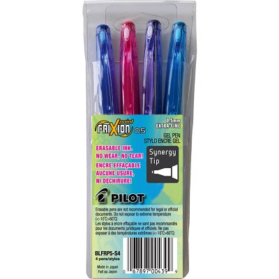 Pen-Stick, Frixion 0.5Mm Erasable Gel, 4-Colour Set - BL-FRP5-S4