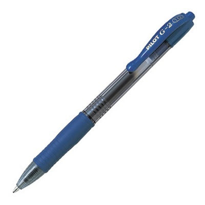 Pen-Retractable, G-2 Gel Roller, 1.0Mm Blue - BLG2-10-BE