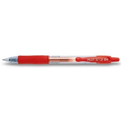 Pen-Retractable, G-2 Gel Roller, 0.5Mm Red - BLG2-5-RD