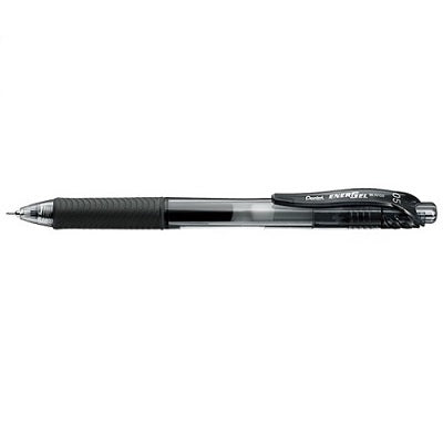 Pen-Retractable, Energel X Gel  Roller, 0.5Mm Black 12/Bx - BLN105-A