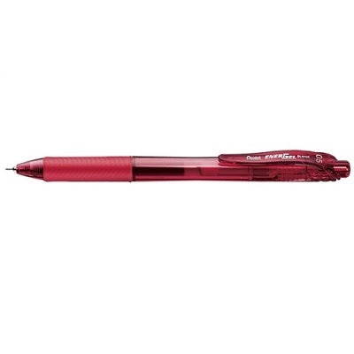 Pen-Retractable, Energel X Gel  Roller, 0.5Mm Red 12/Bx - BLN105-B