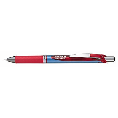 Pen-Retractable, Energel Needle Tip 0.5Mm, Red - BLN75-B