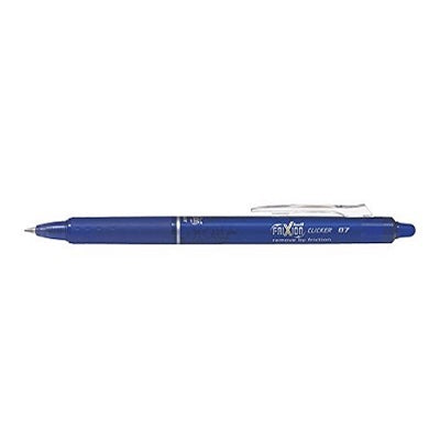 Pen-Retractable Frixion Clicker Erasable Gel, 0.7Mm Blue - BLRT-FR7-BE