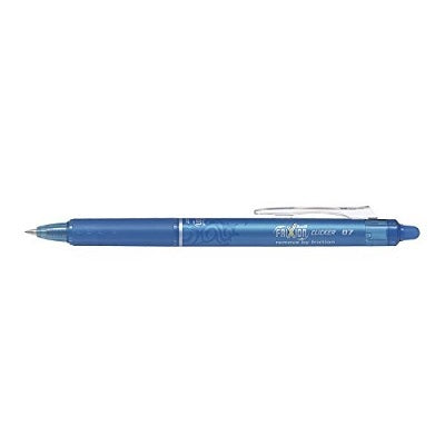 Pen-Retractable Frixion Clicker Erasable Gel 0.7Mm Lt.Blue - BLRT-FR7-TE