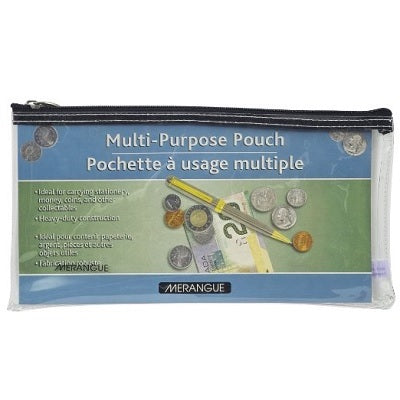 Pouch-All Purpose, Zippered Transparent Pvc - BP0098B