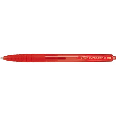 Pen-Retractable, Super Grip-G Ballpoint, Medium, Red 12/Bx - BPGG-8R-M-RD