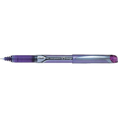 Pen-Roller, Hi-Tecpoint Grip Liquid Ink, 0.5Mm Purple - BXGPN-V5-PE