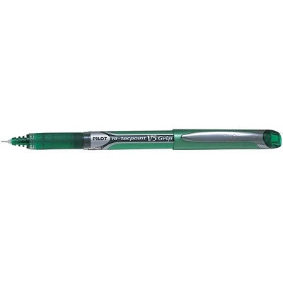 Pen-Roller, Hi-Tecpoint Grip Liquid Ink, 0.7Mm Green - BXGPN-V7-GN