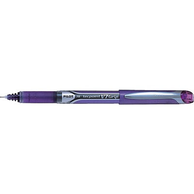 Pen-Roller, Hi-Tecpoint Grip Liquid Ink, 0.7Mm Purple - BXGPN-V7-PE