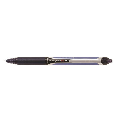 Pen-Retractable, Hi-Tecpoint Rt Roller, 0.5Mm Blue Black - BXRT-V5-BB