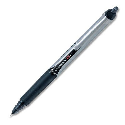 Pen-Retractable, Hi-Tecpoint Rt Roller, 0.5Mm Black - BXRT-V5-BK