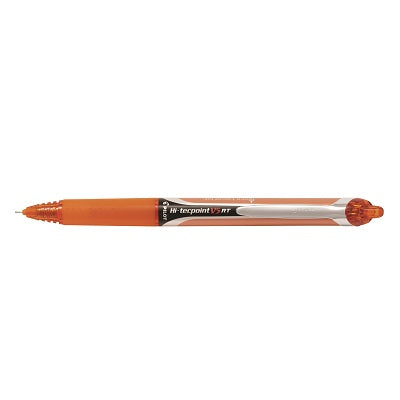 Pen-Retractable, Hi-Tecpoint Rt Roller, 0.5Mm Orange - BXRT-V5-OR