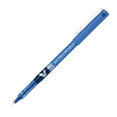 Pen-Roller, Hi-Tecpoint Liquid Ink, 0.5Mm Blue - BXV5-BE