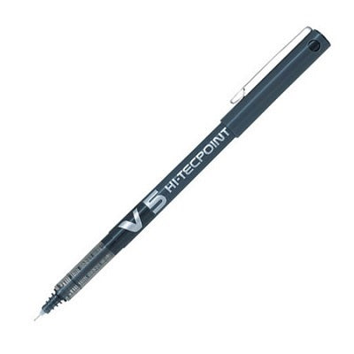 Pen-Roller, Hi-Tecpoint Liquid Ink, 0.5Mm Black - BXV5-BK