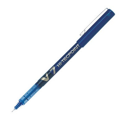Pen-Roller, Hi-Tecpoint Liquid Ink, 0.7Mm Blue - BXV7-BE