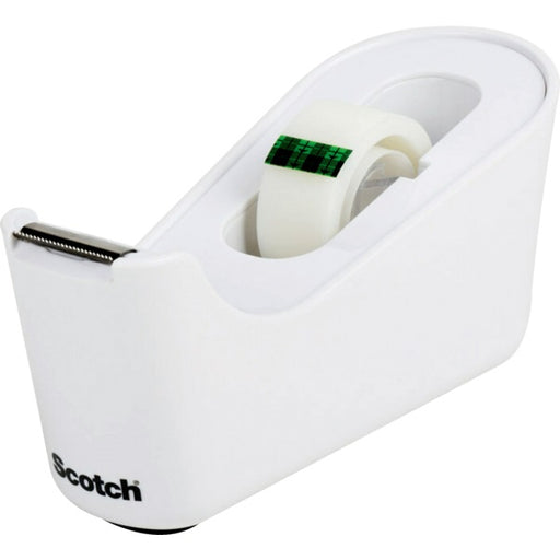 Tape Dispenser-Scotch, White - C18-W