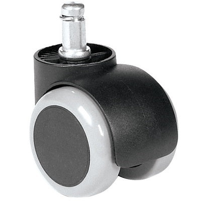 Caster-Hard Floor, 2" Integrated, Black 5/Set - C65RSET