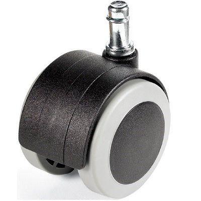 Caster-Hard Floor, 2.5" Universal, Black 5/Set - C9RSET