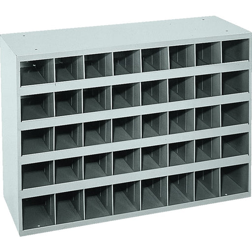 Storage Bin-Steel Cabinet 33-3/4 X 12 X 23-7/8, 40 Bin Grey - CA149