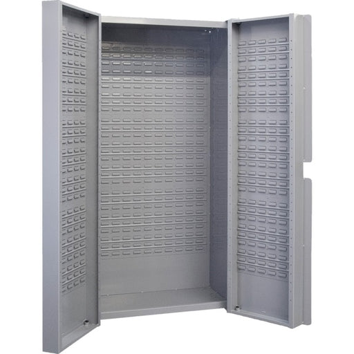Storage Bin Cabinet-Deep Door, 118 Bin, Grey - CB441