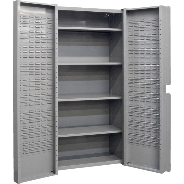 Storage Bin Cabinet-Combination 4 Shelves, Holds 84 Bins - CB442