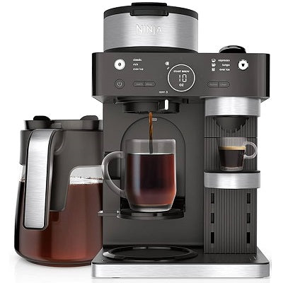 Coffee Maker-Ninja Espresso & Coffee 12-Cup Barista - CFN601C