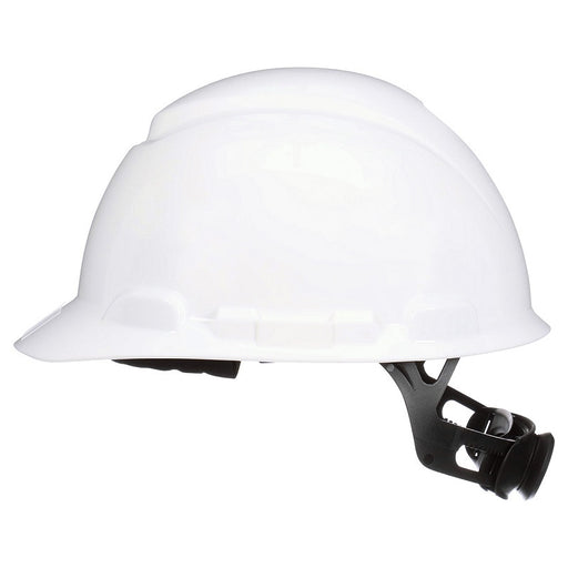 Hard Hat-Ratchet Adjustment, Non-Vented, White - CHH-R-W6-SL