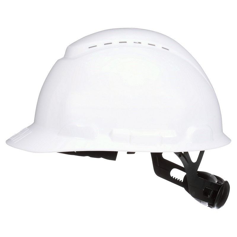 Hard Hat-Ratchet Adjustment, Vented, White - CHH-V-R-W6-SL