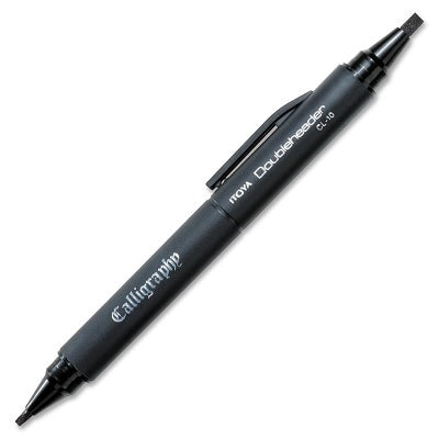 Calligraphy Marker Double Ended, Black - CL-10-BK