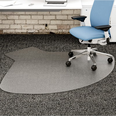 Chairmat-Duramat Low Pile L-Workstation 60X66 - CM13083L