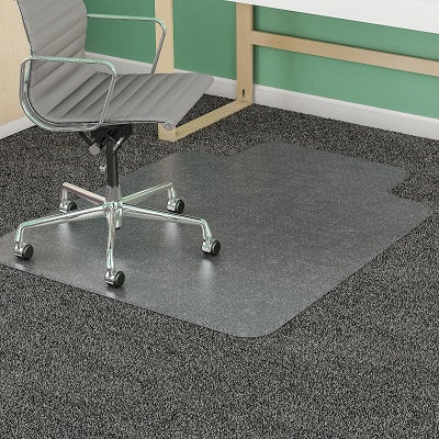 Chairmat-Supermat Medium Pile 45X53 With Lip - CM14233