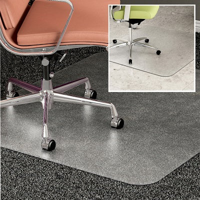 Chairmat-Duomat, Carpet/Tile Floor 36X48 - CM23142DUO