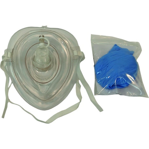 Cpr Mask-Canadian Red Cross With O2 Inlet, Nylon Case - CRC-CPR-R