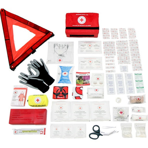 First Aid & Safety Kit-Canadian Red Cross Roadside - CRC-RK-R