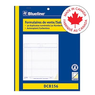 Forms-Ncr, Sales Order 8-1/2X11, 50 Duplicate Bilingual - DCB156