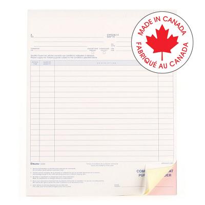Forms-Ncr, Purchase Order 8.5 X 11, 50 Triplicate Bilingual - DCB68