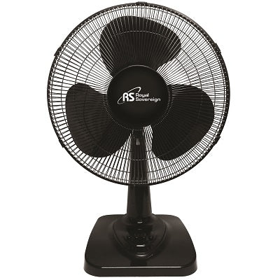 Fan-16" Desk, Oscillating, 3-Speed Black - DFN-1016B