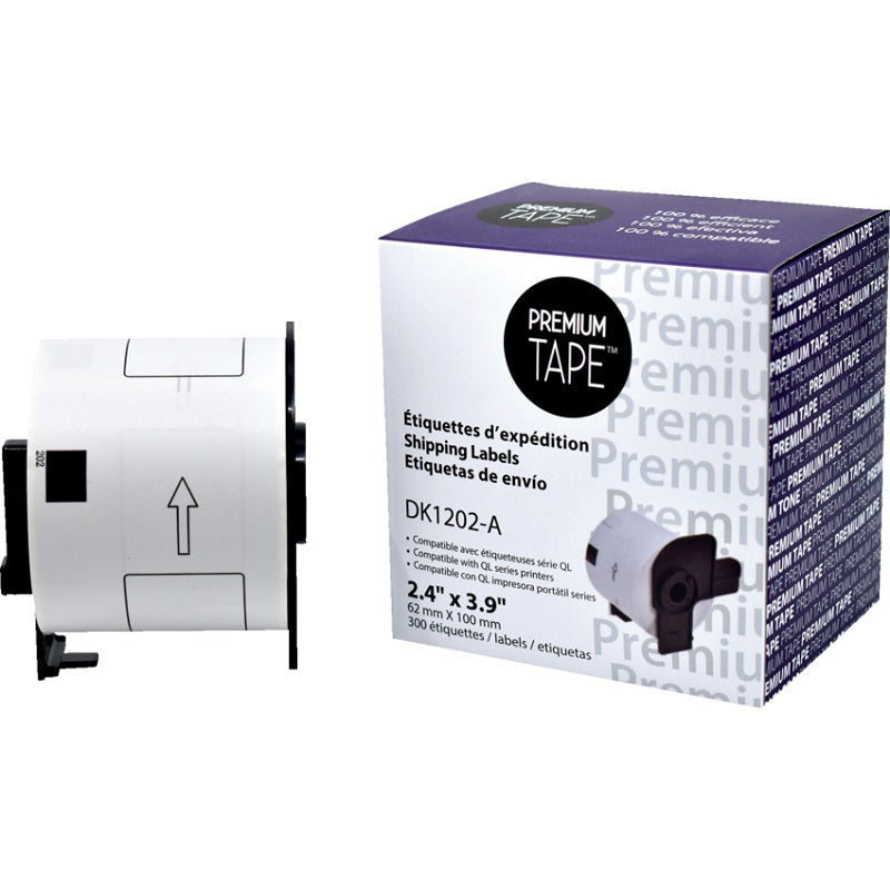Labels-Brother Compatible Die-Cut Address 2.4" X 3.9" - DK1202-A