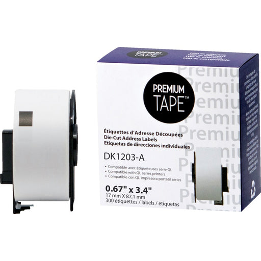 Labels-Brother Compatible Die-Cut Address 0.66" X 3.4" - DK1203-A
