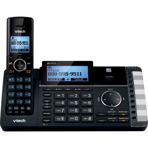 Telephone-Cordless 2-Line Answering System, Dect 6.0 - DS6251-2