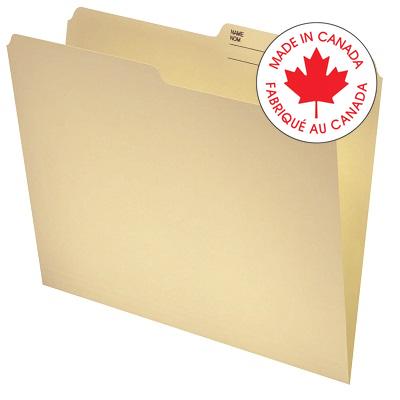 File Folder-Letter 9.5 Point Reversible, Manila 10/Pk - E10138