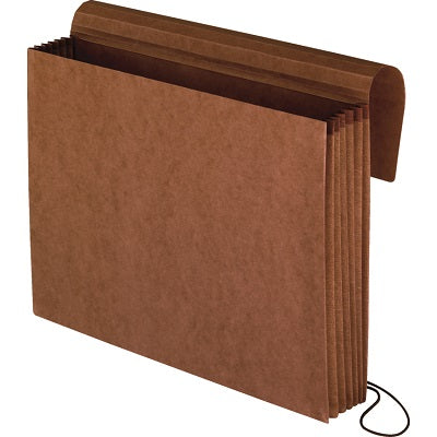 Wallet-Expanding, Letter, 5-1/4" Exp. Red Fibre - E19-6-B