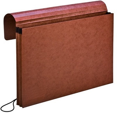 Wallet-Expanding, Legal, 1-3/4" Exp. Red Fibre 10/Pk - E22-2-B