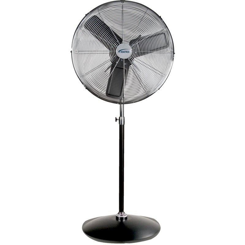 Fan-26" Pedestal, Oscillating 1/5Hp, 3 Speed, Black - EA282