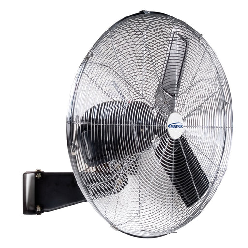 Fan-26" Wall Mount, Oscillating 1/5Hp, 3 Speed, Black - EA284