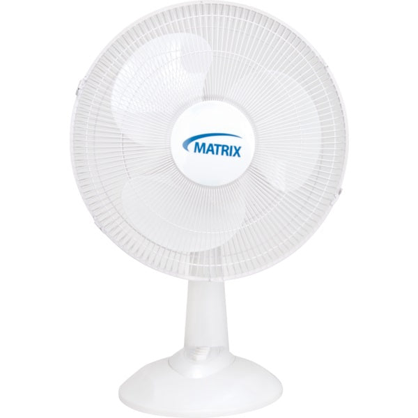 Fan-16" Matrix Desk, 3-Speed White - EA306